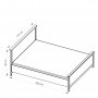 Łóżko 160 x 200 SV13- Dolmar