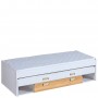 Łóżko podwójne 80 x 200 + 80 x 195 L16- Dolmar