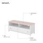 LUNA szafka rtv LN-13- Lenart Meble