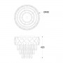 LAMPA SUFITOWA QUASAR C0506-06A-B5E3- ZUMA LINE 