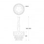 LAMPA WISZĄCA QUASAR P0506-05A-F4E3- ZUMA LINE