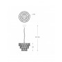 LAMPA WISZĄCA ANZIO P0480-04A-F4D7- ZUMA LINE