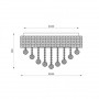 LAMPA SUFITOWA CAPRI 19027-L -ZUMA LINE