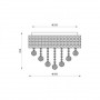 LAMPA SUFITOWA CAPRI 19027-M- ZUMA LINE