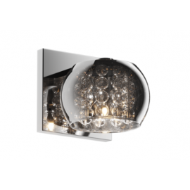 LAMPA KINKIET ZUMA LINE CRYSTAL WALL W0076-01A-B5FZ