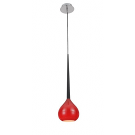 LAMPA WISZĄCA LIBRA CZERWONA MD2128-1R ZUMA LINE