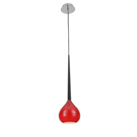 LAMPA WISZĄCA LIBRA CZERWONA MD2128-1R ZUMA LINE