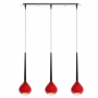 LAMPA WISZĄCA LIBRA 3 CZERWONA MD2128B-3R ZUMA LINE 
