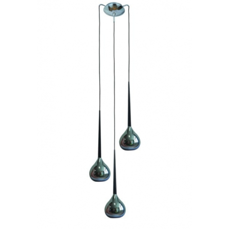 LAMPA WISZĄCA LIBRA 3 SREBRNA MD2128A-3S ZUMA LINE