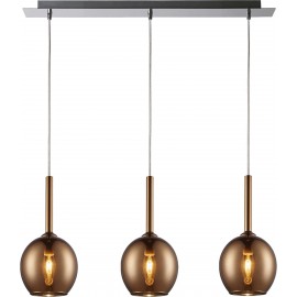 LAMPA WISZĄCA MONIC COPPER MD1629-3A ZUMA LINE 