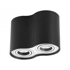 Plafon TUBA NERO czarny 2L- Auhilon