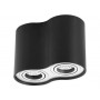Plafon TUBA NERO czarny 2L- Auhilon