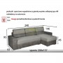 Narożnik Karino 1 stona uniwersalna P/L Marsyl