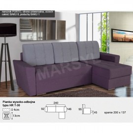 Narożnik Porto 1 uniwersalny Marsyl
