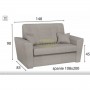 Sofa 2 Porto Marsyl