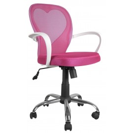 Fotel Obrotowy QZY-1447 (różowy) - Furnitex