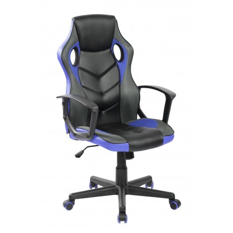 Fotel Obrotowy QZY-2M (niebieski)- Furnitex