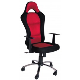 Fotel Obrotowy QZY-1109C (czerwony)- Furnitex