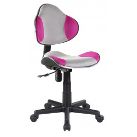 Fotel Obrotowy QZY-G2B (różowo/szary)- Furnitex