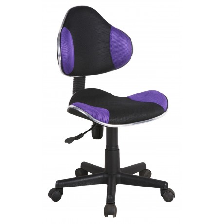 Fotel Obrotowy QZY-G2B (fioletowo/czarne)- Furnitex