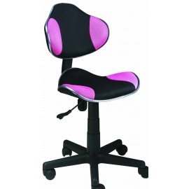 Fotel Obrotowy QZY-G2B (różowo/czarne)- Furnitex