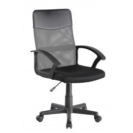 Fotel Obrotowy QZY-68 (szaro/czarny)- Furnitex