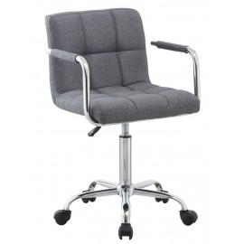 Fotel Obrotowy N-13 (szary materiał)- Furnitex