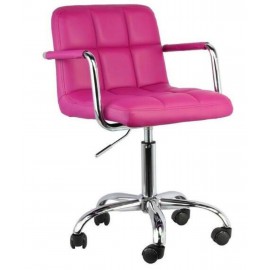 Fotel Obrotowy N-13 (róż)- Furnitex