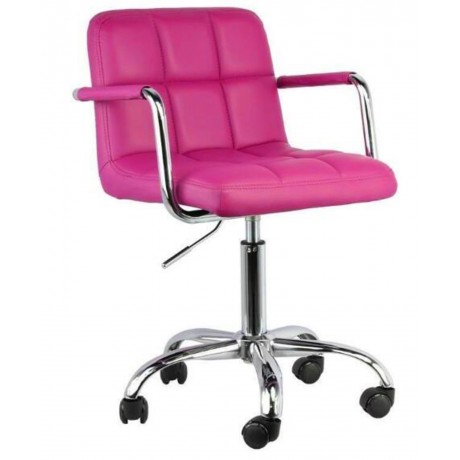 Fotel Obrotowy N-13 (róż)- Furnitex