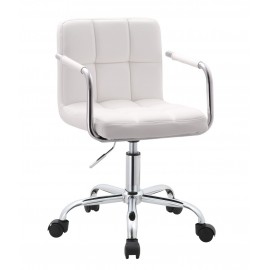Fotel Obrotowy N-13 (biel)- Furnitex