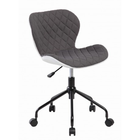 Fotel Obrotowy QZY-85 (szaro/biały)- Furnitex