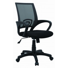 Fotel Obrotowy QZY-1121 (czarny)- Furnitex