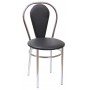 Krzesło Tulipan Plus (eco,czarny)- Furnitex