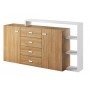 Komoda Bota 27 (biały - dąb grandson)- Helvetia