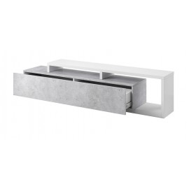 Komoda TV Bota 40 (biały - colorado beton)- helvetia