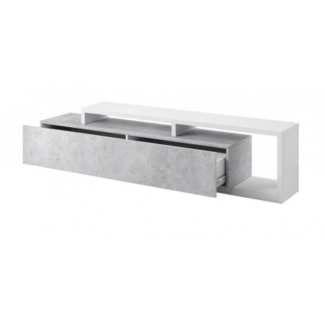 Komoda TV Bota 40 (biały - colorado beton)- helvetia