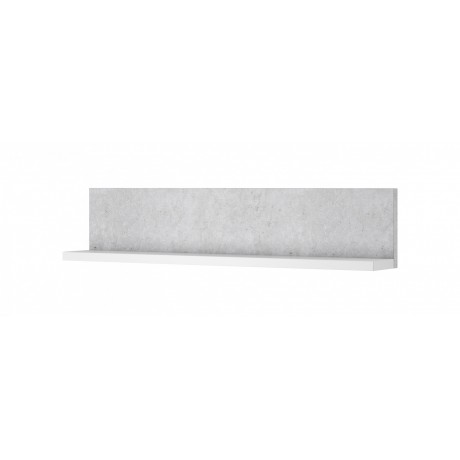 Półka wisząca Bota 01 (biały - colorado beton)- helvetia