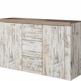 Komoda Amy TYP-26 ( canyon white pine/sonoma trufel)- Helvetia