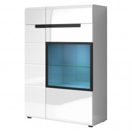 KOMODA Hektor TYP 44 (biały laminat/ biały połysk (membrana)/ czarny)- Helvetia
