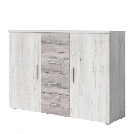 Komoda VERA TYP-26 (canyon arctic pine jasny - canyon arctic pine ciemny)- Helvetia