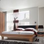 Łoże VERA 160 x 200 + Szafki nocne TYP-51 (orzech czerwony)- Helvetia