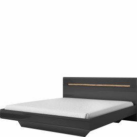 Łóżko 180 x 200 Hektor TYP-32 (Antracyt / Appenzeller Fichte)- Helvetia