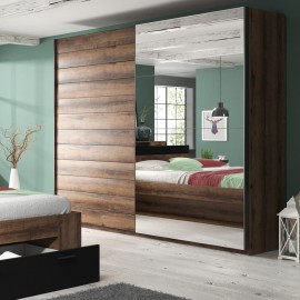 SZAFA UBRANIOWA 180 BETA TYP-76 (Dąb Monastery)- helvetia