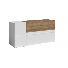 Komoda Power TYP-25 (biały - sandal oak)- Helvetia