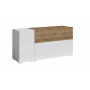 Komoda Power TYP-25 (biały - sandal oak)- Helvetia