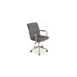Fotel Obrotowy Q-022 Velvet (szary)- Signal