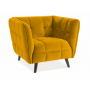 Fotel Castello 1 Velvet (curry)-Signal