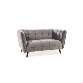Sofa Castello 2 Velvet (szary)- Signal