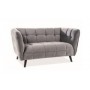 Sofa Castello 2 Velvet (szary)- Signal