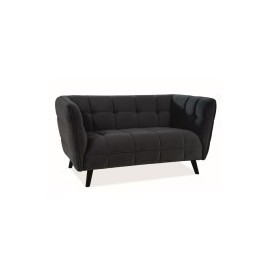 Sofa Castello 2 Velvet (czarny)- Signal